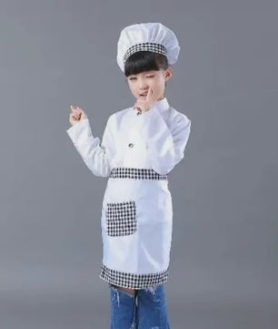 Kinder Koksuniform met Hoed - Keuken Koksbuis & Schort voor Feestjes en Cosplay