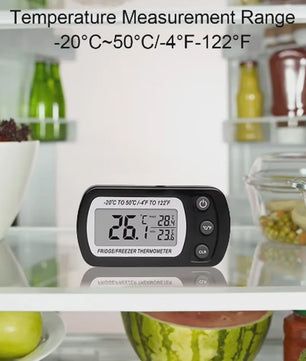 Digitale Koelkast en Vriezer Thermometer met Haak - Nauwkeurige Temperatuurmonitoring