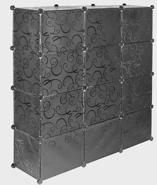 Modulaire Schoenenkast voor 48 Paar Schoenen - 3x8 Vakken - Hal, Entree, Slaapkamer