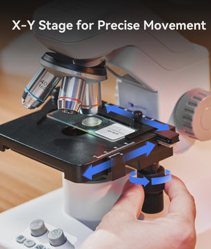 TOMLOV DM301 Max Digitale Biologische Microscoop - 1200x Zoom met 7" Scherm voor Onderwijs
