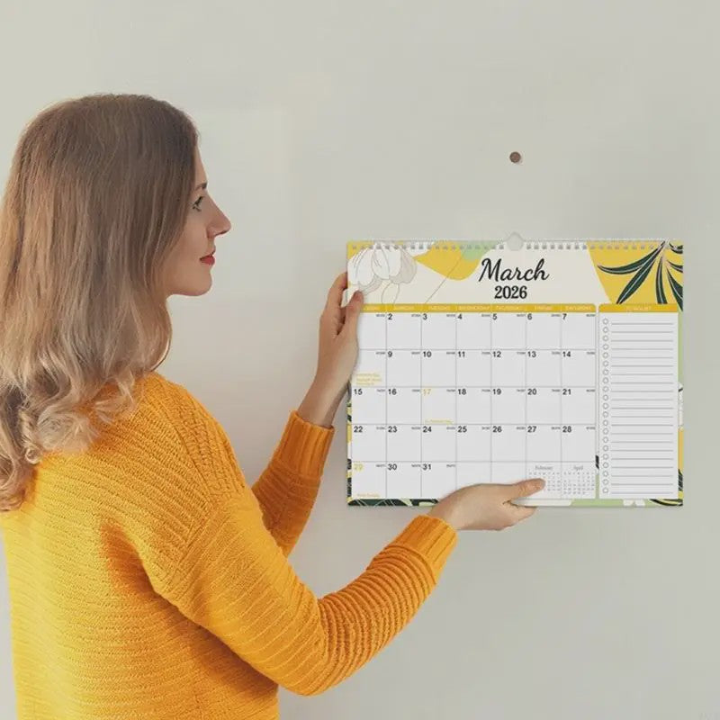 Kalender 2026-2027: Wandkalender Maandplanner 18 Maanden (Jan '26 - Jun '27) - 14x11 Inch