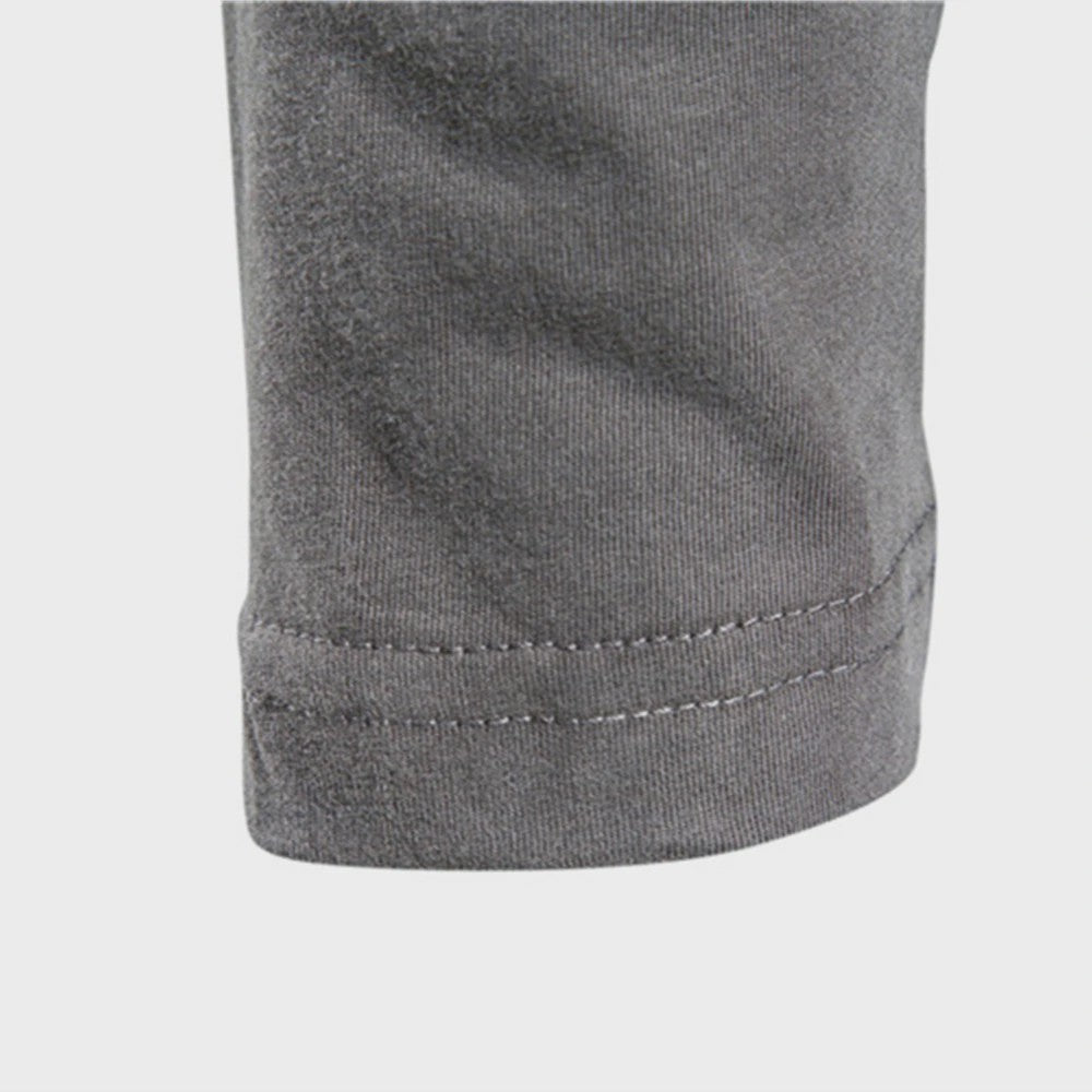 Heren Longsleeve T-shirt van 100% Katoen - Klassiek, Effen en Casual voor Lente