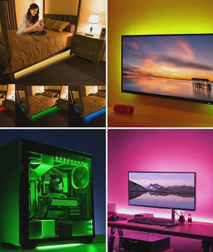 5M RGB LED Strip met USB & Afstandsbediening - Sfeervolle Verlichting voor TV, Gamekamer & Feestjes