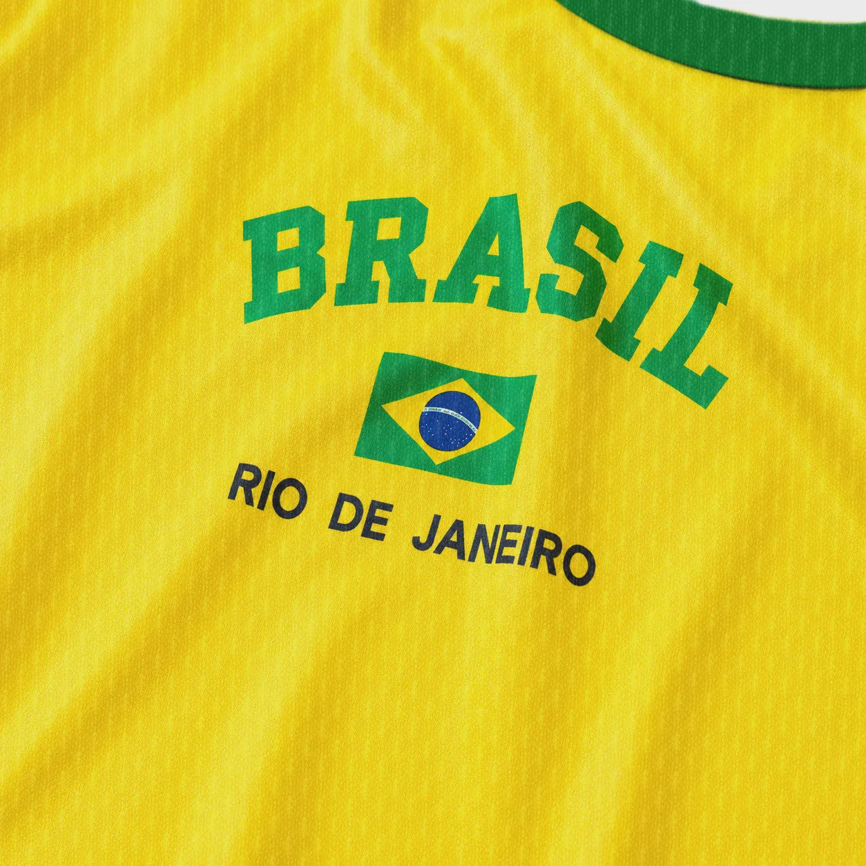 Zomer T-shirt 'Brasil 90s Aesthetic' - Casual Streetwear met Korte Mouwen