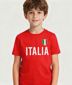 ITALIA Simple Kids T-Shirt Italy Memorial Clothing Boys and Girls Casual Daily Life Cotton Shirt Children O-neck Hot Sale Tops