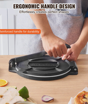 Gietijzeren Tortilla Pers - Heavy Duty Deegmaker voor Bloem Tortilla's