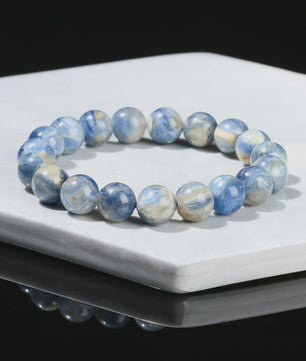Natuurlijke Blauwe Kyanite Armband - Edelsteen Kralen uit Brazilië - Spirituele Cadeau