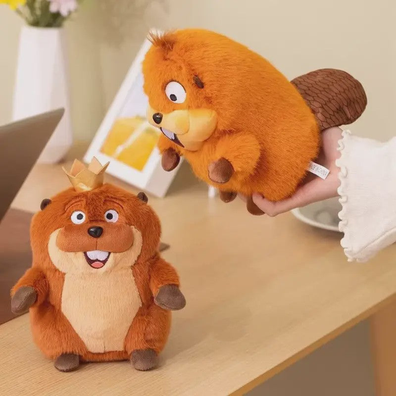Knuffel Bever King George Mabel Loaf - Zacht & Pluche Speelgoed voor Kinderen