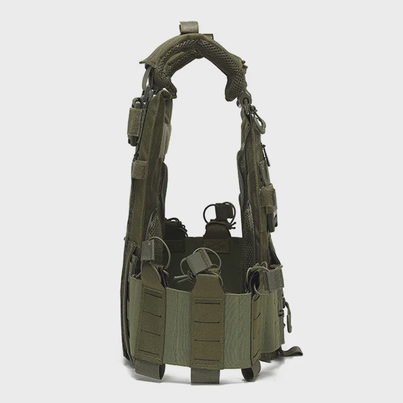 Multifunctioneel Tactisch Vest met Snelsluiting en MOLLE Systeem - Waterdicht & Slijtvast
