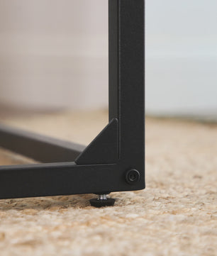 VASAGLE Bijzettafel voor Bank en Bed - Compacte Salontafel met Industrieel Design