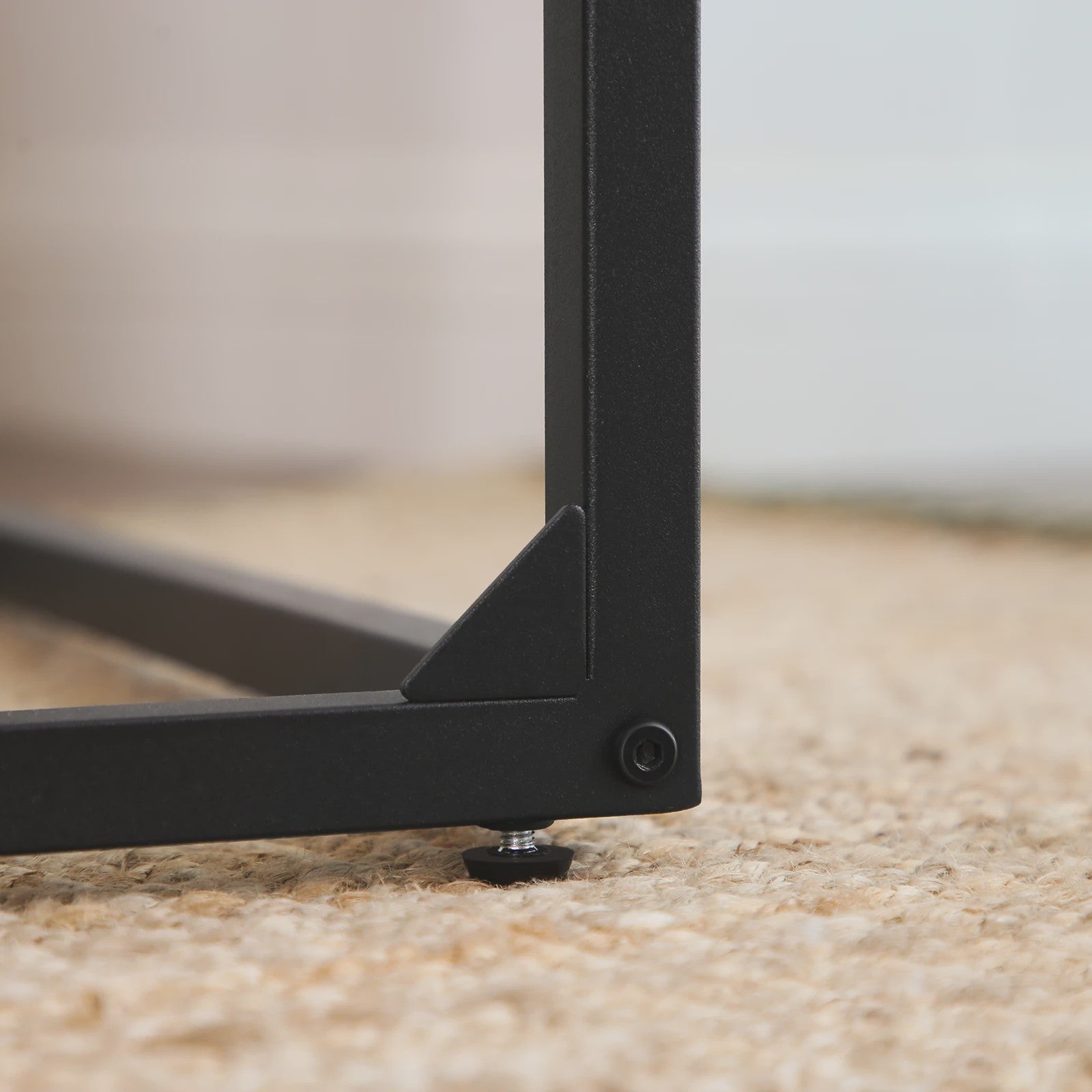 VASAGLE Bijzettafel voor Bank en Bed - Compacte Salontafel met Industrieel Design