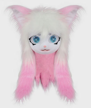 Furry Cosplay Masker Hoofddeksel - Kat & Konijn Stijl voor Kinderen & Feestjes