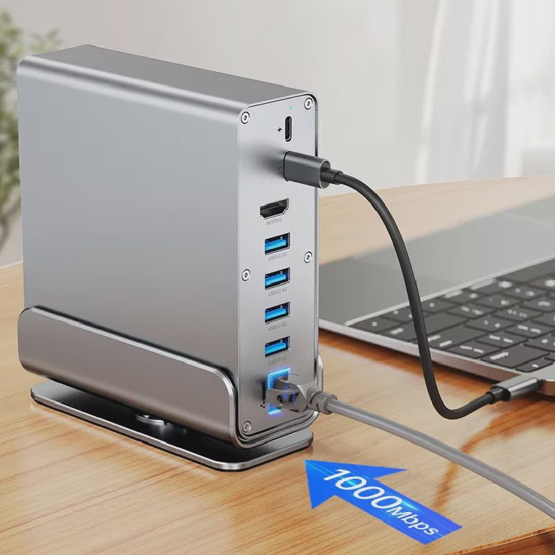 15-in-1 USB-C Docking Station met 4K60Hz, PD 100W en Gigabit Ethernet