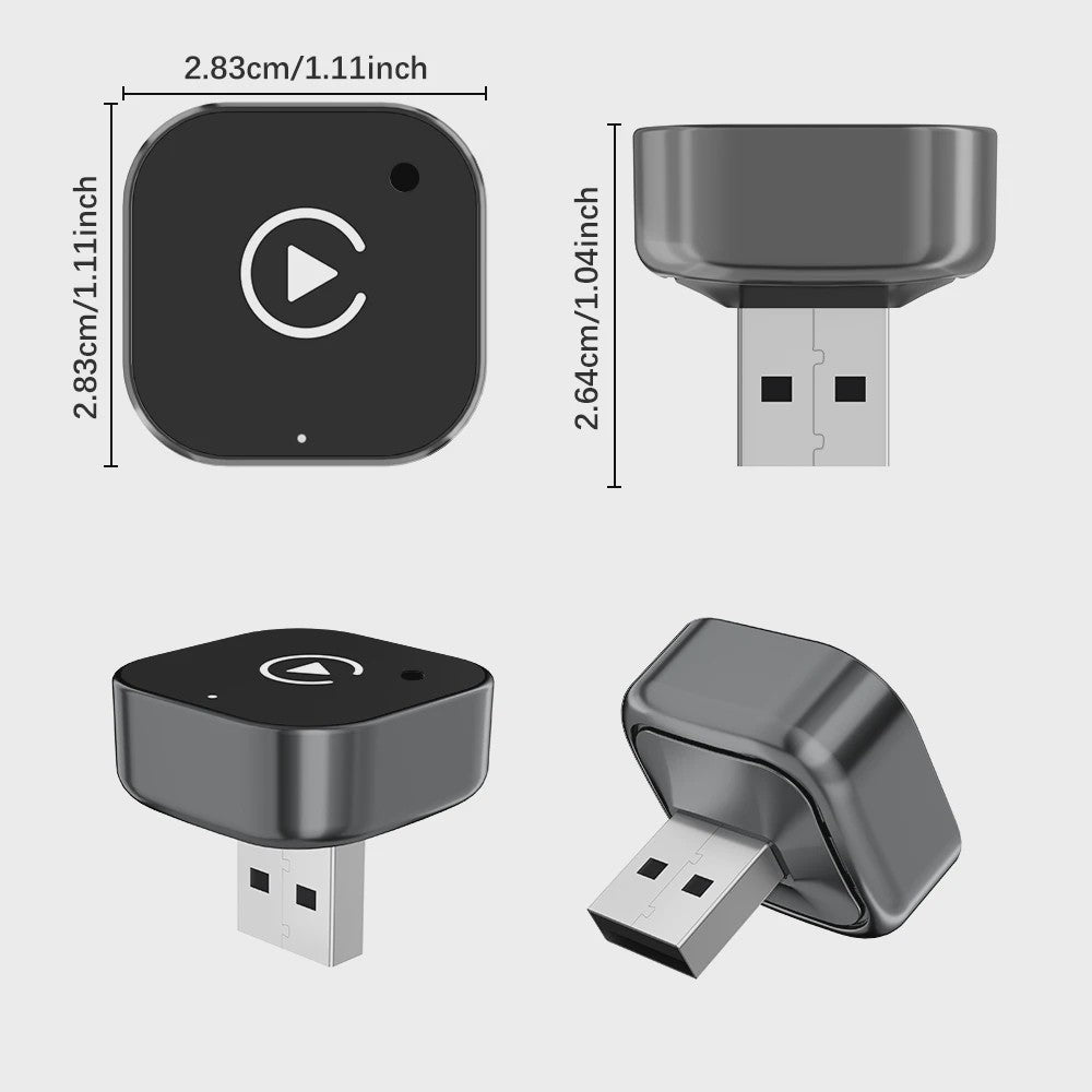 Draadloze CarPlay & Android Auto Adapter - 2-in-1 Carlinkplay Dongle