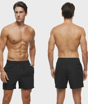 Heren Zwembroek Zomer Sportief Ademend met Elastische Tailleband, Mesh Voering en Zakken
