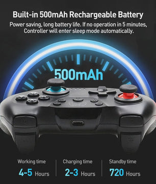 Draadloze Bluetooth Game Controller voor Nintendo Switch, OLED, Lite & PC - Gamepad Joystick