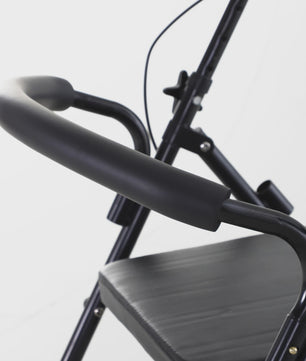 Opvouwbare Rollator met Zitting, Handremmen en Opbergmand - Lichtgewicht & Ergonomisch