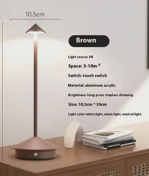 Oplaadbare Tafellamp LED met Touch Sensor - Sfeervolle Verlichting voor Horeca & Thuis