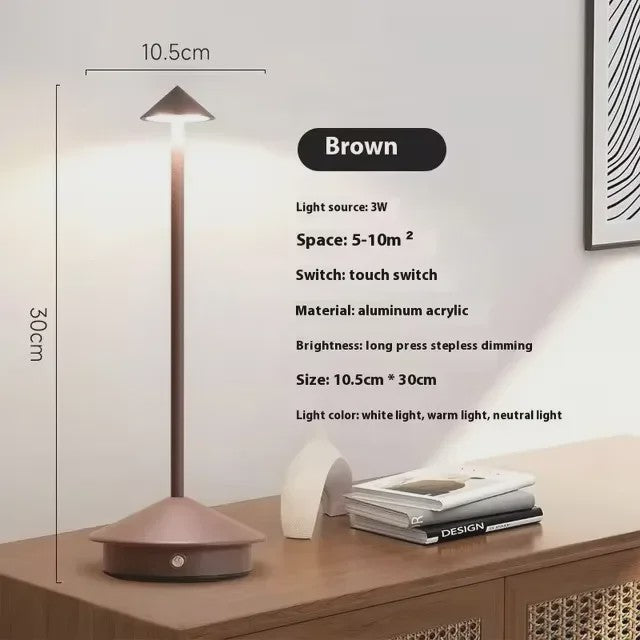 Oplaadbare Tafellamp LED met Touch Sensor - Sfeervolle Verlichting voor Horeca & Thuis
