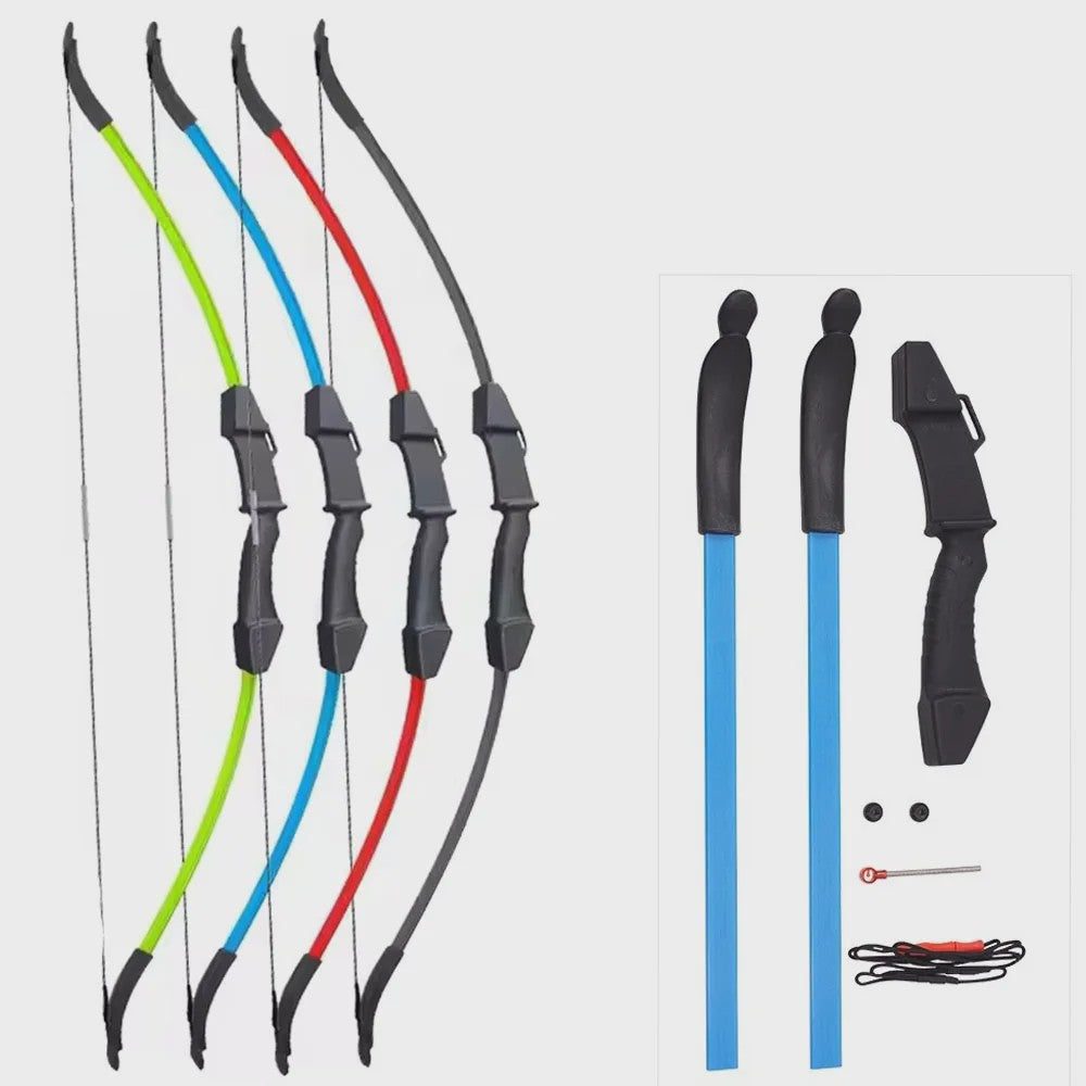 Kinder Recurve Boog en Zuignap Pijl Set - Junior Boogschieten Training 15-18lbs 42 inch