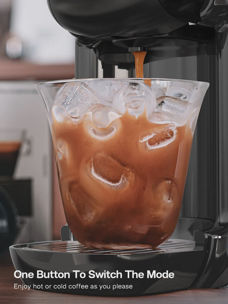 HiBREW 5-in-1 Koffiezetapparaat: Warm/Koud, Nespresso, Dolce Gusto, ESE Pod & Gemalen Koffie