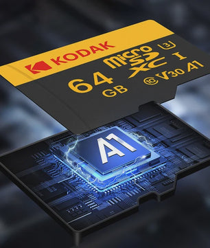 KODAK Micro SD Kaart 16GB - 256GB | Class 10 U3 4K | TF Kaart voor Drone & Telefoon
