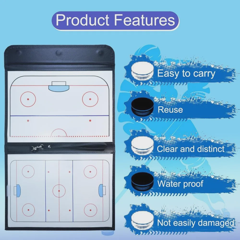 Magnetisch IJshockey Tactiekbord - Complete Coaching Set