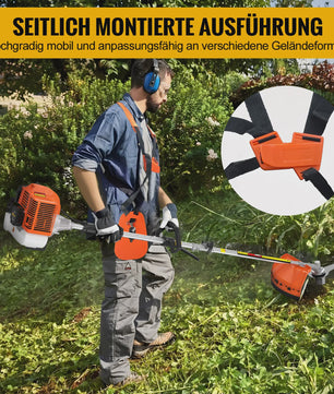 CONENTOOL 6-in-1 Benzine Bosmaaier met Kettingzaag & Heggenschaar - 52cc Krachtig Tuingereedschap