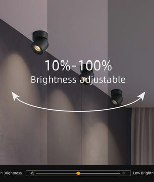 Aisilan LED Plafondspot Draaibaar & Kantelbaar - Oppervlakte Montage - 220V/110V