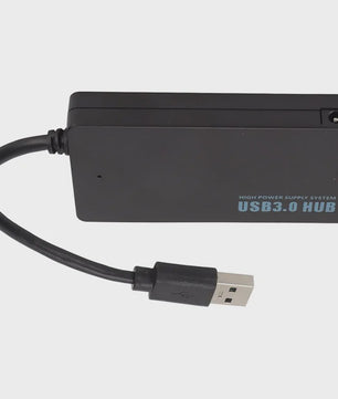 Slanke USB 3.0 Hub met 4 Poorten - Hoge Snelheid Dataoverdracht voor Laptop & PC