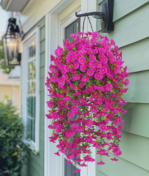 Hangende Kunstbloemen Slanke Winde (Ochtendgloren) - Decoratie voor Huis, Tuin & Feesten