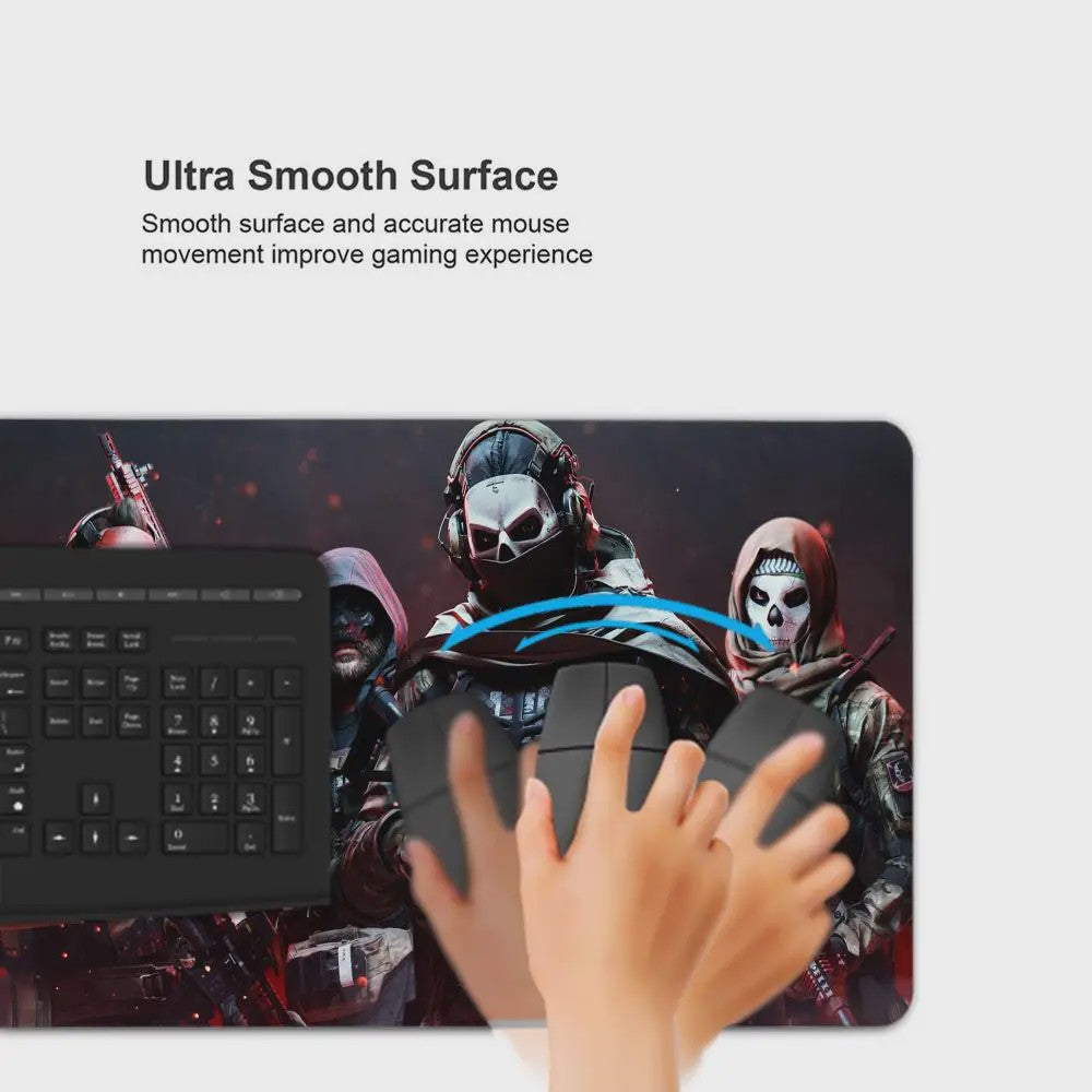 Anime Natural Rubber Gamer Office Decoration Home Mouse Pad Calls Of Duty Warzone Gaming Large Size Mouse Mat 90x40CM Mouse Pad
