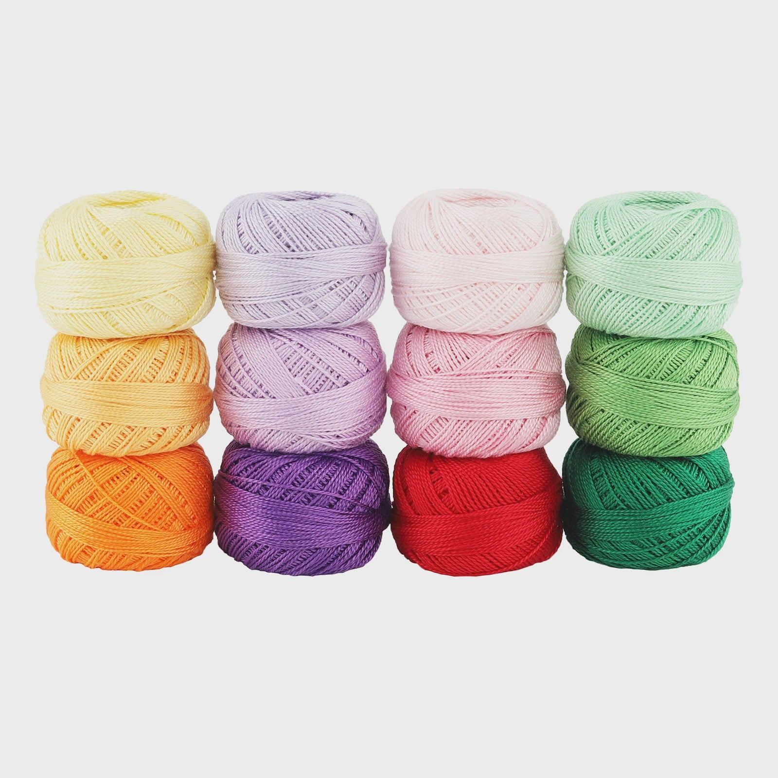 Rhapsody Pearl Cotton Haakgaren Maat 8 - Egyptisch Katoen, Dubbel Gemerceriseerd