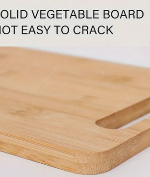 Set van 3 Bamboe Houten Snijplanken met Handvat en Sapgoot - Dubbelzijdig
