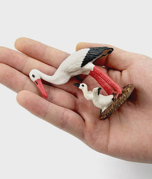 Miniatuur Flamingo & Kraanvogel Beeldjes - Decoratieve Tuin- en Huisdecoratie