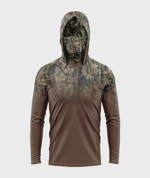 Herenshirt met Lange Mouwen en 3D Visprint - Ademend & Comfortabel voor Outdoor Activiteiten