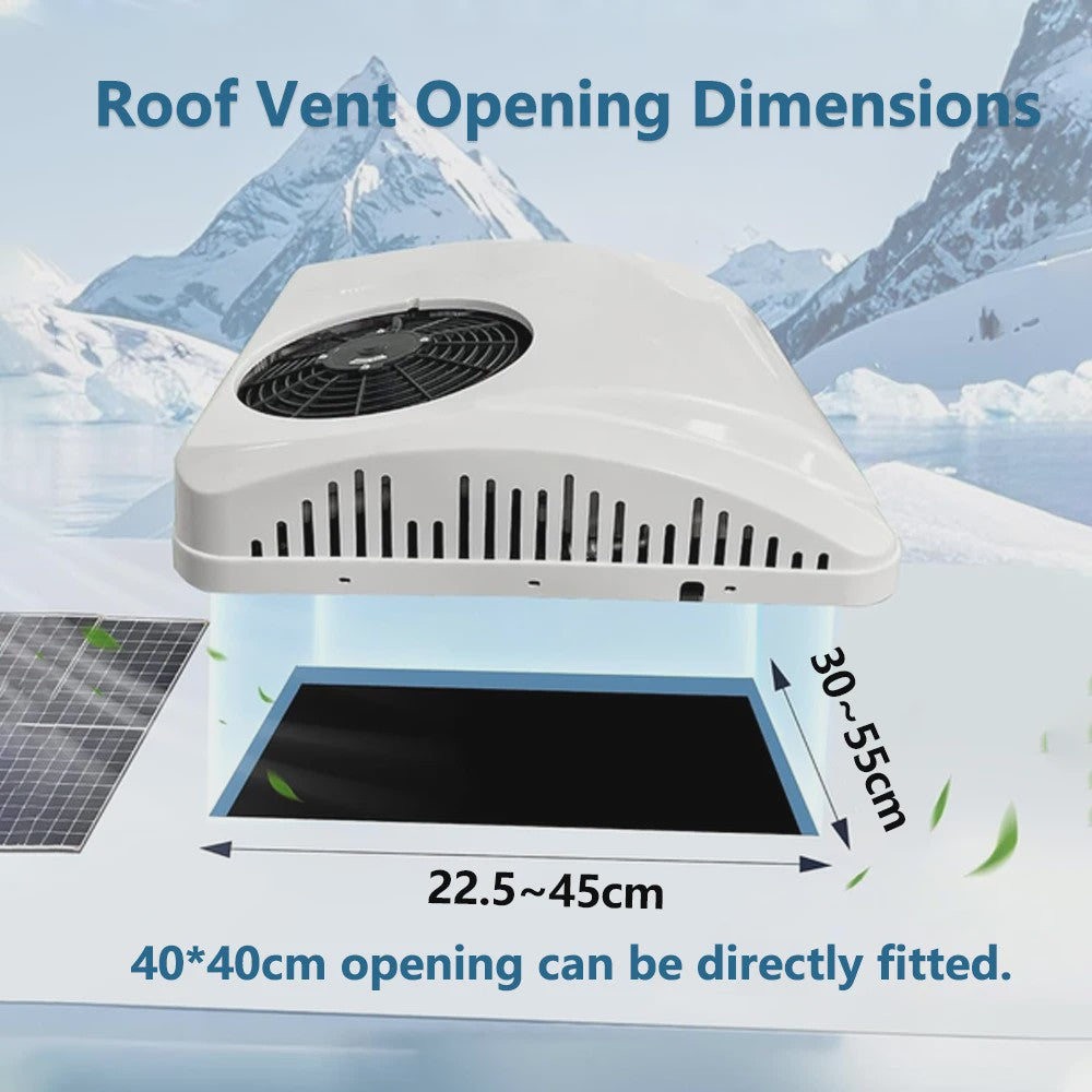 2-in-1 Airconditioner: Koelen & Verwarmen voor Camper, Vrachtwagen & Bestelbus (12V)