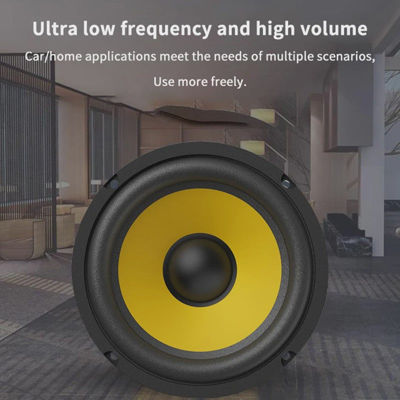 Universele Coaxiale Woofer Luidspreker (5-10 Inch) - Krachtige Bass & HiFi Geluid voor Auto en Huis