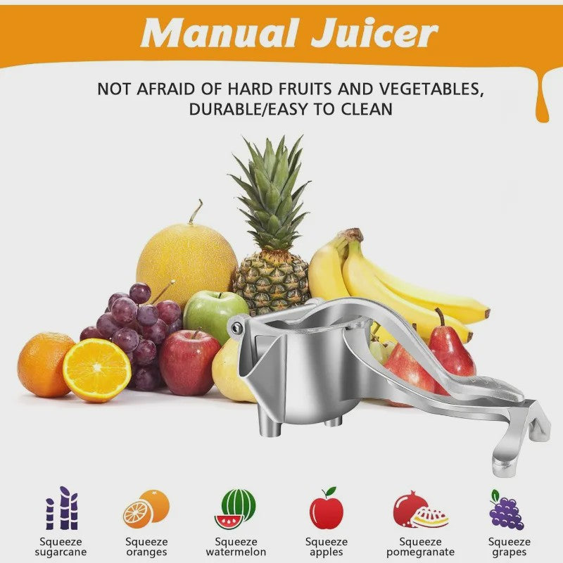 Handmatige Citruspers en Fruit Squeezer - Zwaar Uitgevoerd Metaal