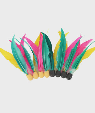Complete Badminton Set met Net, Palen, Rackets en Shuttles - Buitenplezier voor Iedereen