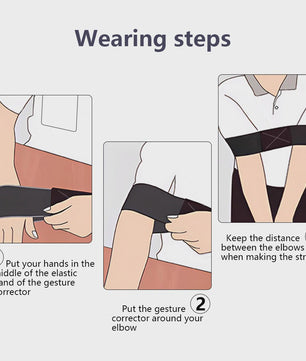 Golf Swing Armband: Elastische Houding Corrector & Trainingshulp voor Mannen en Vrouwen