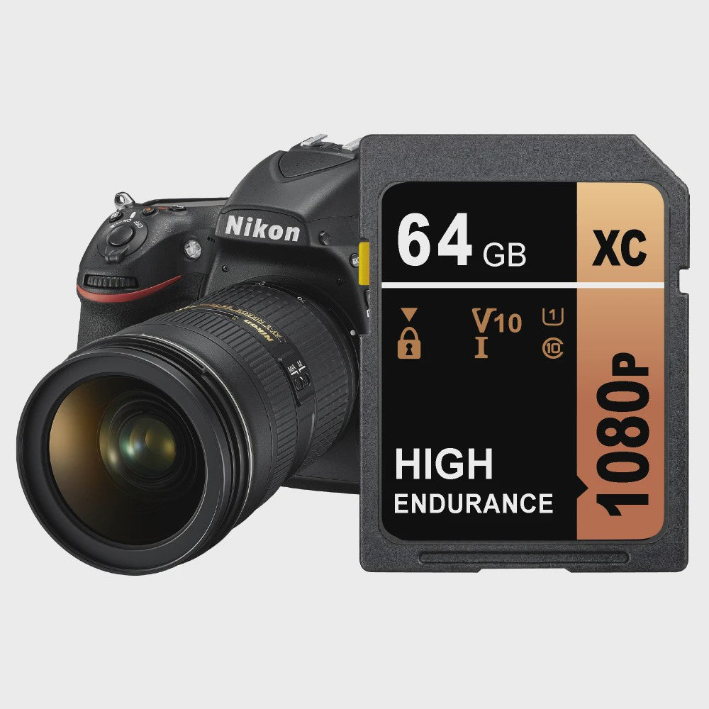 High-Speed SDXC Geheugenkaart - 8GB tot 512GB - Class 10, 1080p Video, Hoge Duurzaamheid