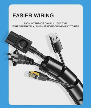 Flexibele Kabel Organizer Spiraal Beschermer - 2M/1M Lengte, 10mm/16mm Diameter