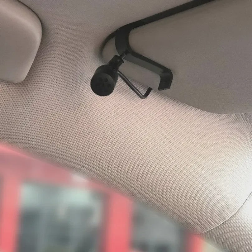 Externe Auto Microfoon met 3.5mm Jack - Clip-on voor Auto DVD Radio & Professionals