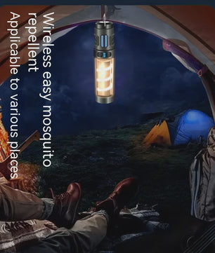 Draagbare Camping Lamp: Muggenverjager, Zaklamp & Sfeerverlichting met Statief