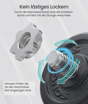 SONGMICS Verstelbare Dumbbell Set - 2 x 15 kg (Totaal 30 kg) - Kort & Flexibel