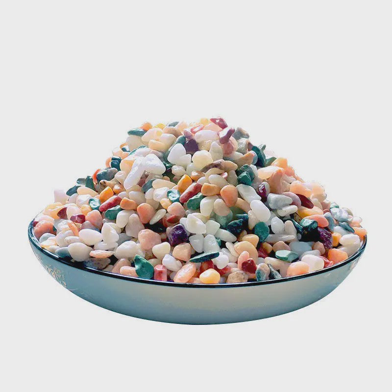 Kleurrijk Aquarium Grind & Bodemzand (200g-800g) - Decoratieve Rivierstenen voor Vistank & Thuisdecoratie