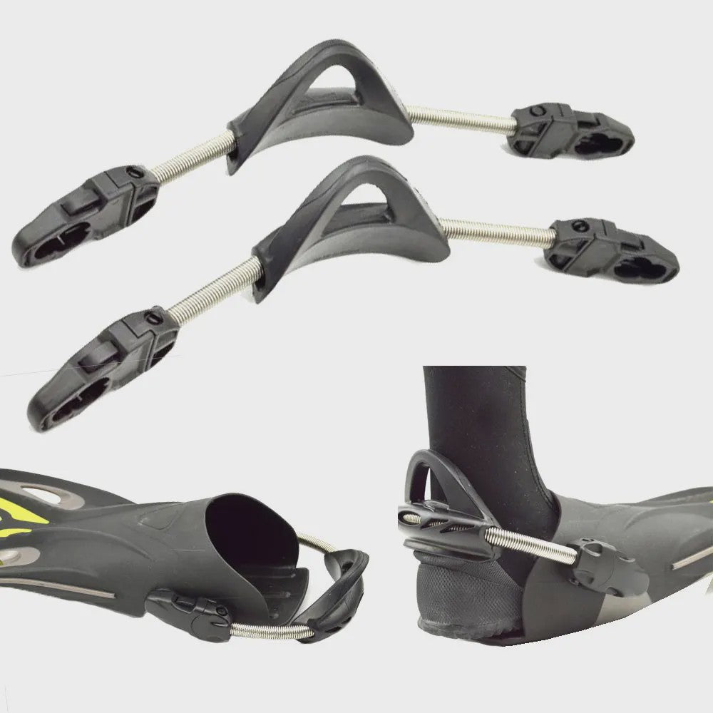 2x Veerband voor Duikvinnen met Snelsluiting - Ideaal voor Snorkelen & Scuba Duiken