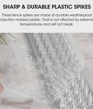 Set van 10, 20 of 30 Anti-Vogel Prikkers - Duurzame PVC Spikes voor Tuin, Hekken en Dakgoten