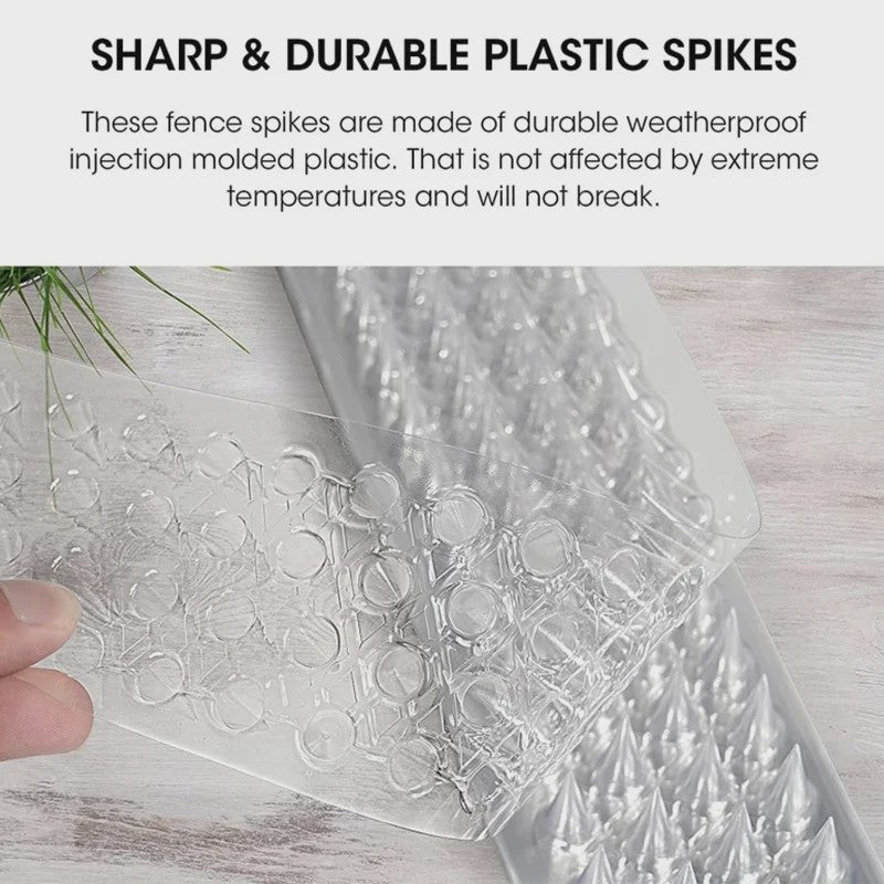 Set van 10, 20 of 30 Anti-Vogel Prikkers - Duurzame PVC Spikes voor Tuin, Hekken en Dakgoten